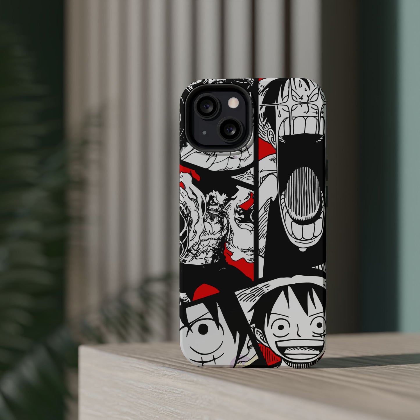 Luffy & Gear 5 Manga Tough Magnetic iPhone Case – Bold Adventure Design