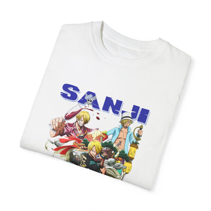 Garment-Dyed Sanji T-Shirt – One Piece Culinary Kickmaster