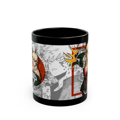 Katsuki Bakugo Black Ceramic Mug – My Hero Academia Explosive Design