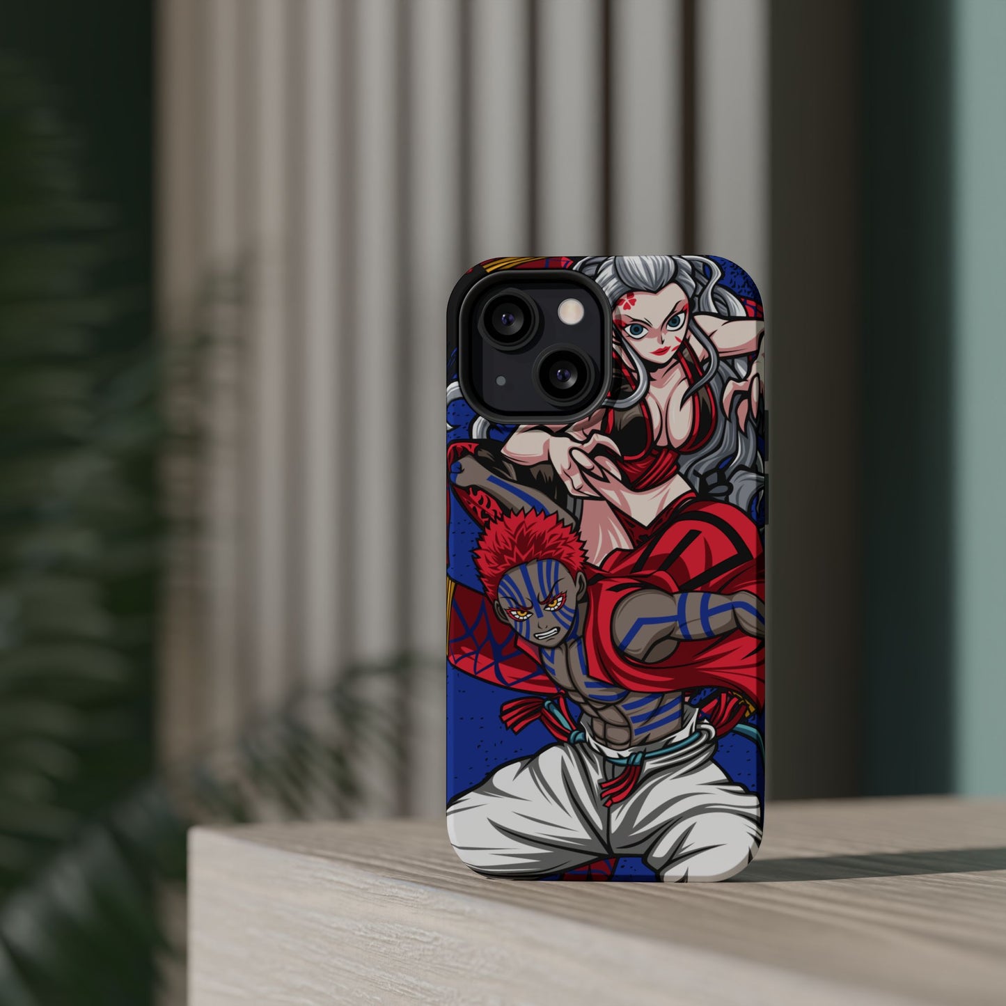 Akaza & Daki Tough Magnetic Case – Durable Anime-Inspired Design