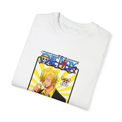 Garment-Dyed Sanji T-Shirt – One Piece The Chef’s Charm