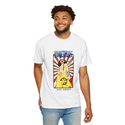 Garment-Dyed Usopp T-Shirt – One Piece Sniper King’s Courage