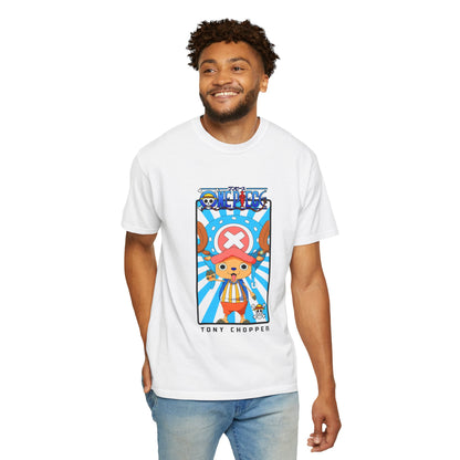 Garment-Dyed Chopper T-Shirt – One Piece Heartwarming Reindeer Hero