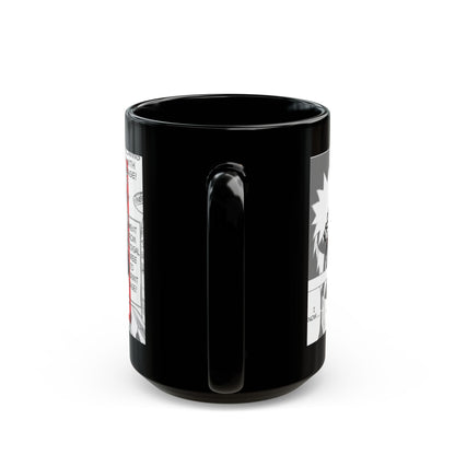 Ero-Sennin Jiraiya Black Ceramic Mug - Naruto Inspired Gift