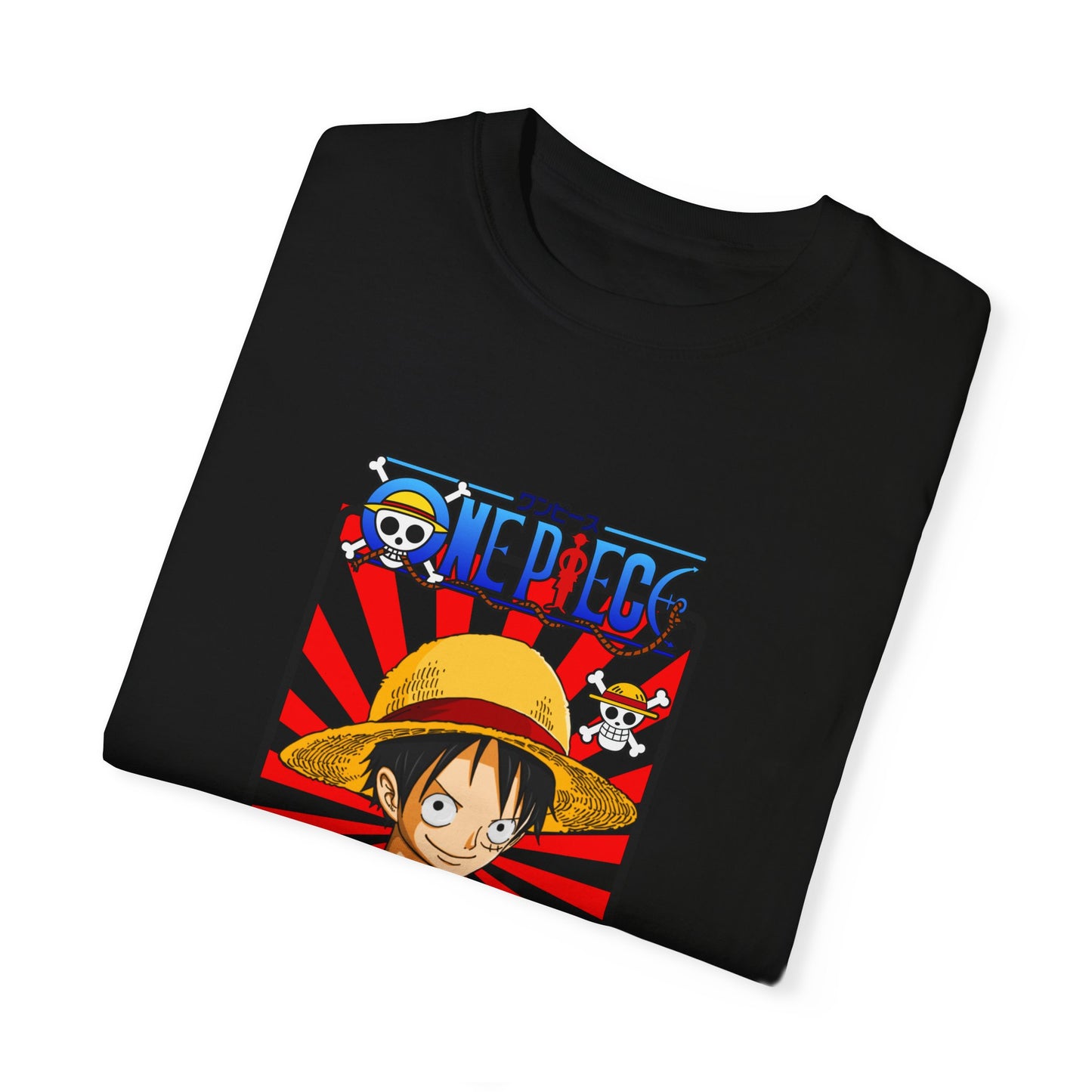 Garment-Dyed Monkey D. Luffy T-Shirt – One Piece The Future Pirate King