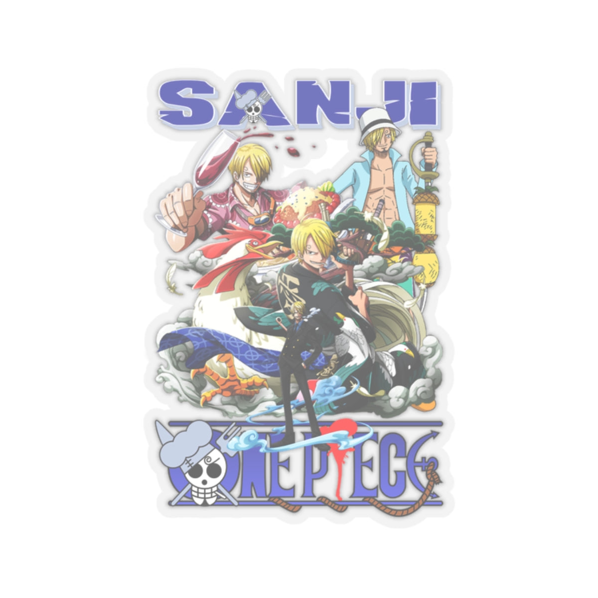 Sanji All-Star Sticker – Celebrate the Straw Hat Chef’s Iconic Moments