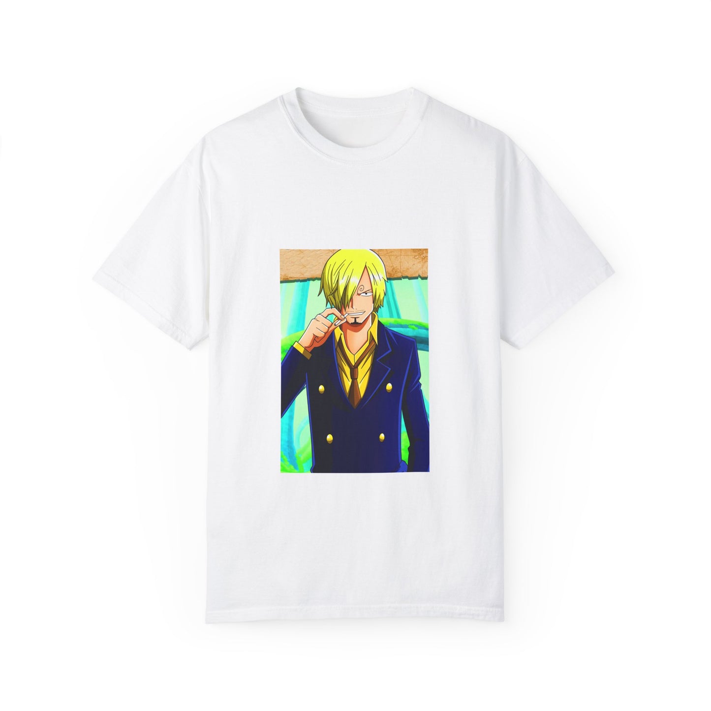 Vinsmoke Sanji Garment-Dyed T-Shirt – One Piece Chef of the Straw Hat Pirates