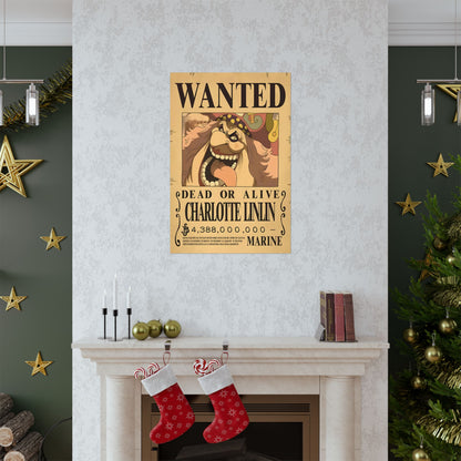 One Piece Big Mom Wanted Poster - Premium Matte Art Print