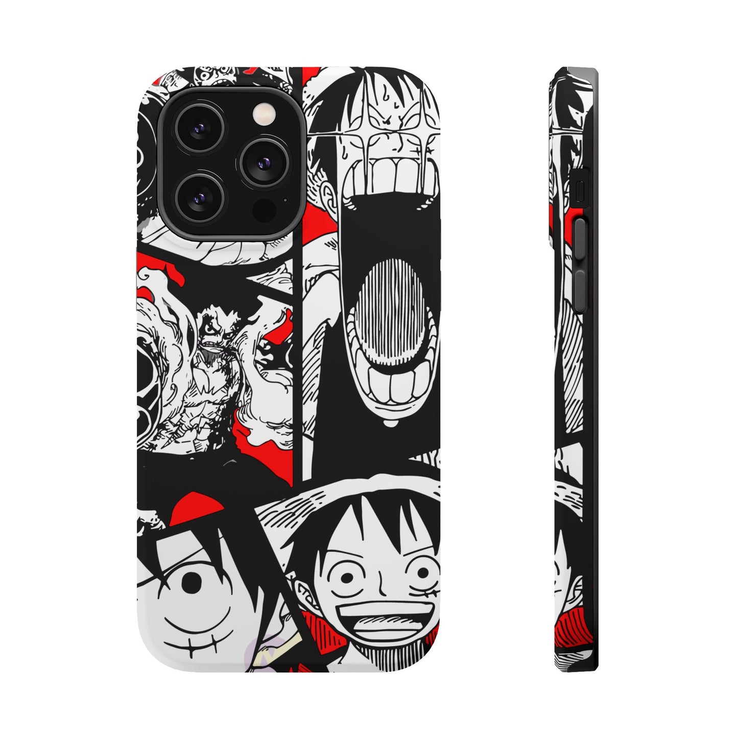 Luffy & Gear 5 Manga Tough Magnetic iPhone Case – Bold Adventure Design