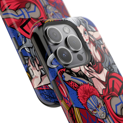 Akaza & Daki Tough Magnetic Case – Durable Anime-Inspired Design