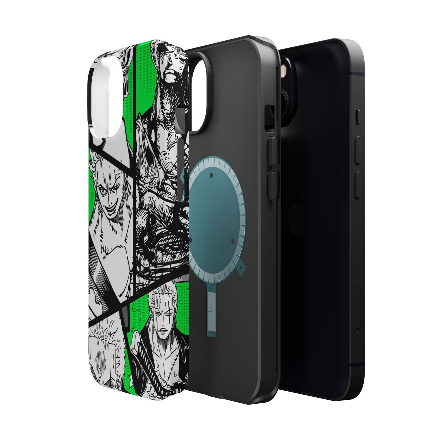 Zoro Magnetic Tough iPhone Case – Embrace the Spirit of the Swordsman