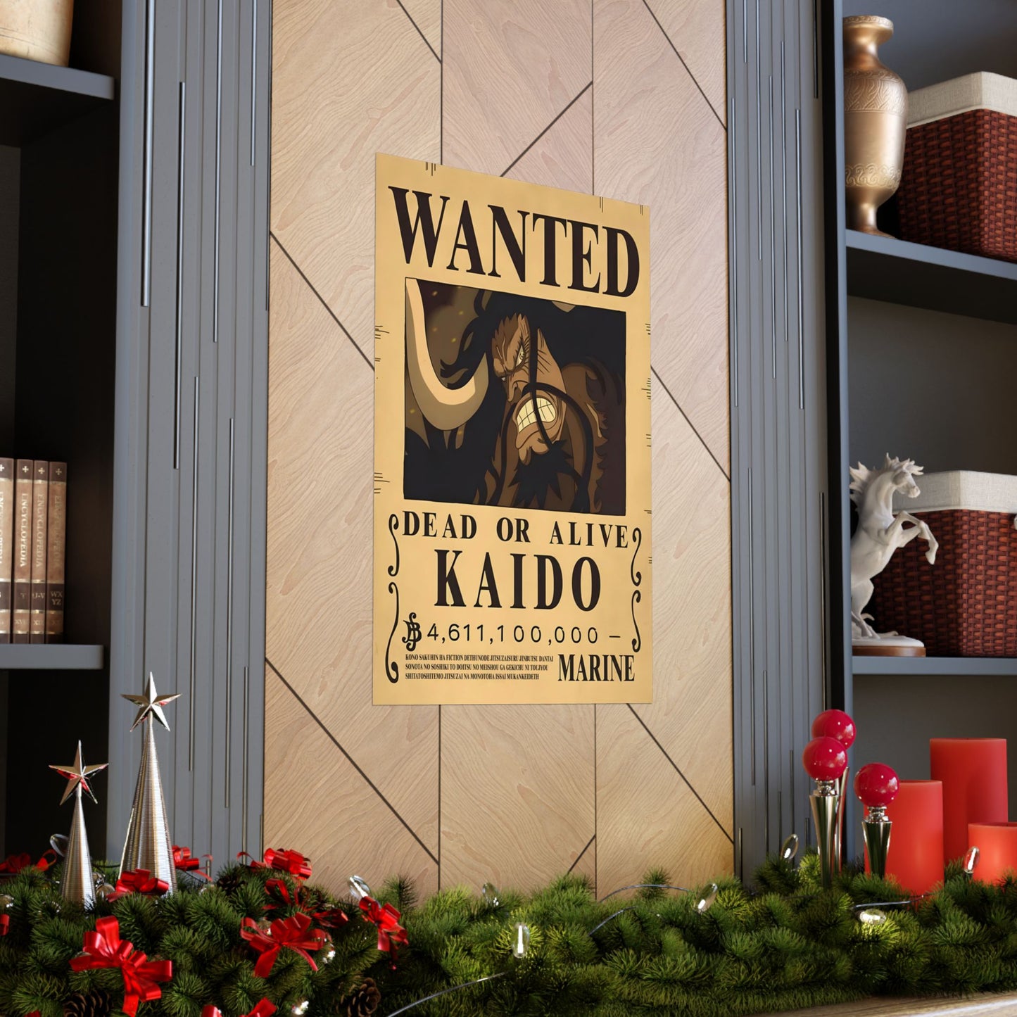 One Piece Kaido Wanted Poster - Premium Matte Art Print