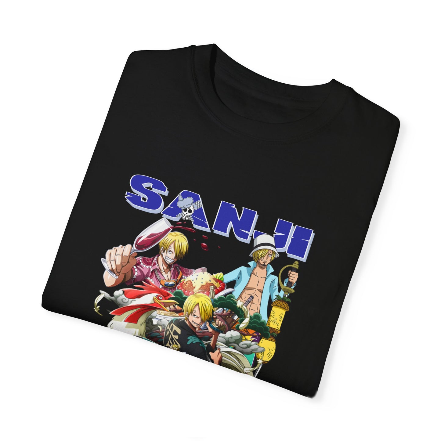 Garment-Dyed Sanji T-Shirt – One Piece Culinary Kickmaster