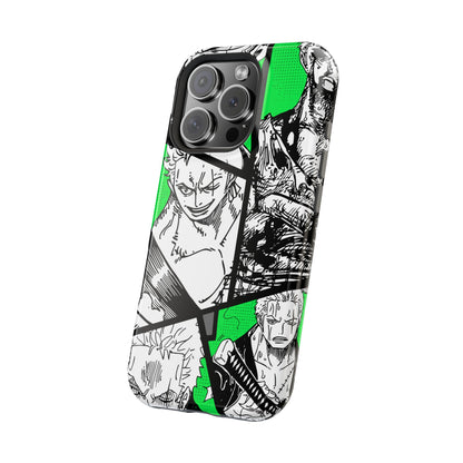 Zoro Magnetic Tough iPhone Case – Embrace the Spirit of the Swordsman