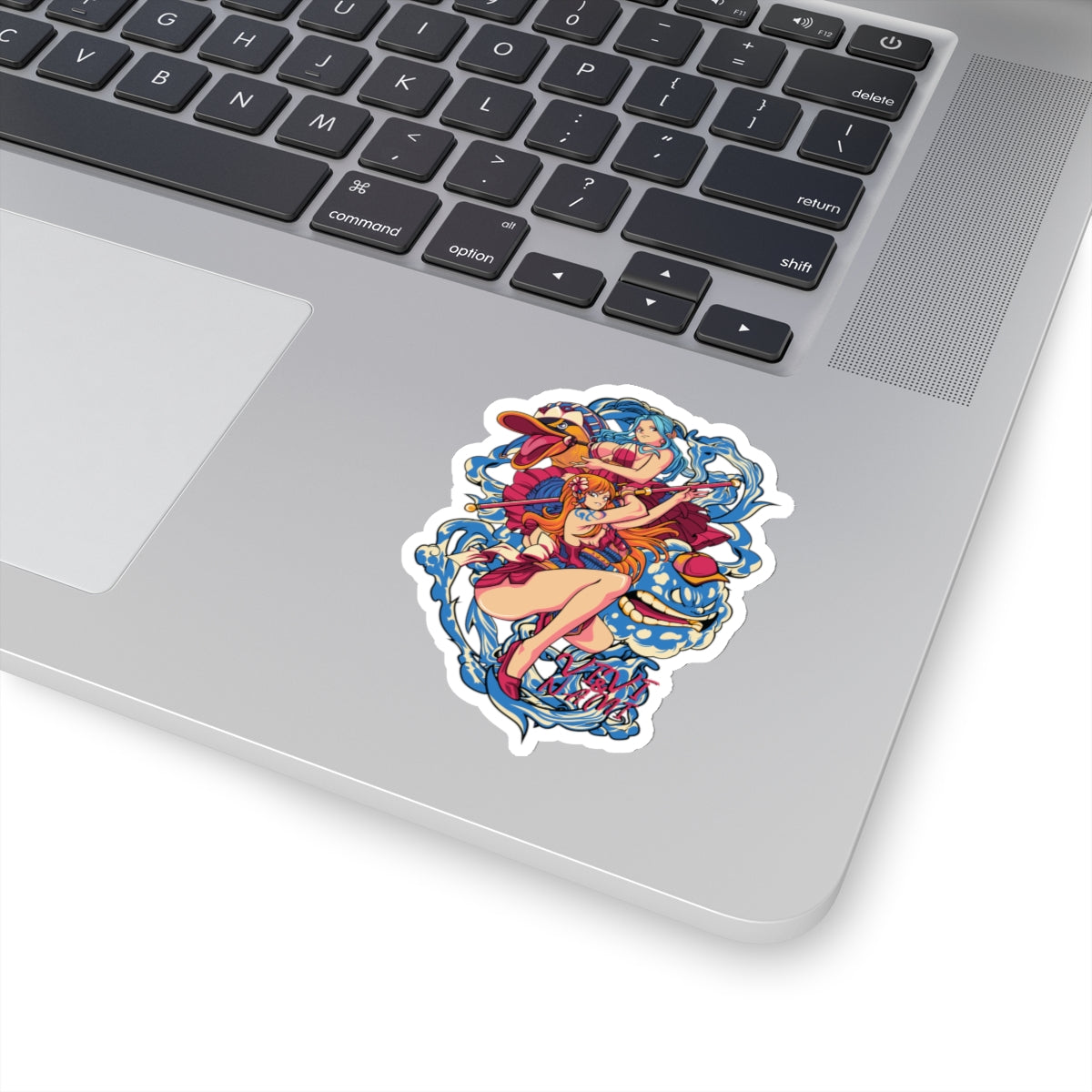 Nami & Vivi One Piece Kiss-Cut Sticker – The Dynamic Duo of Elegance and Strength