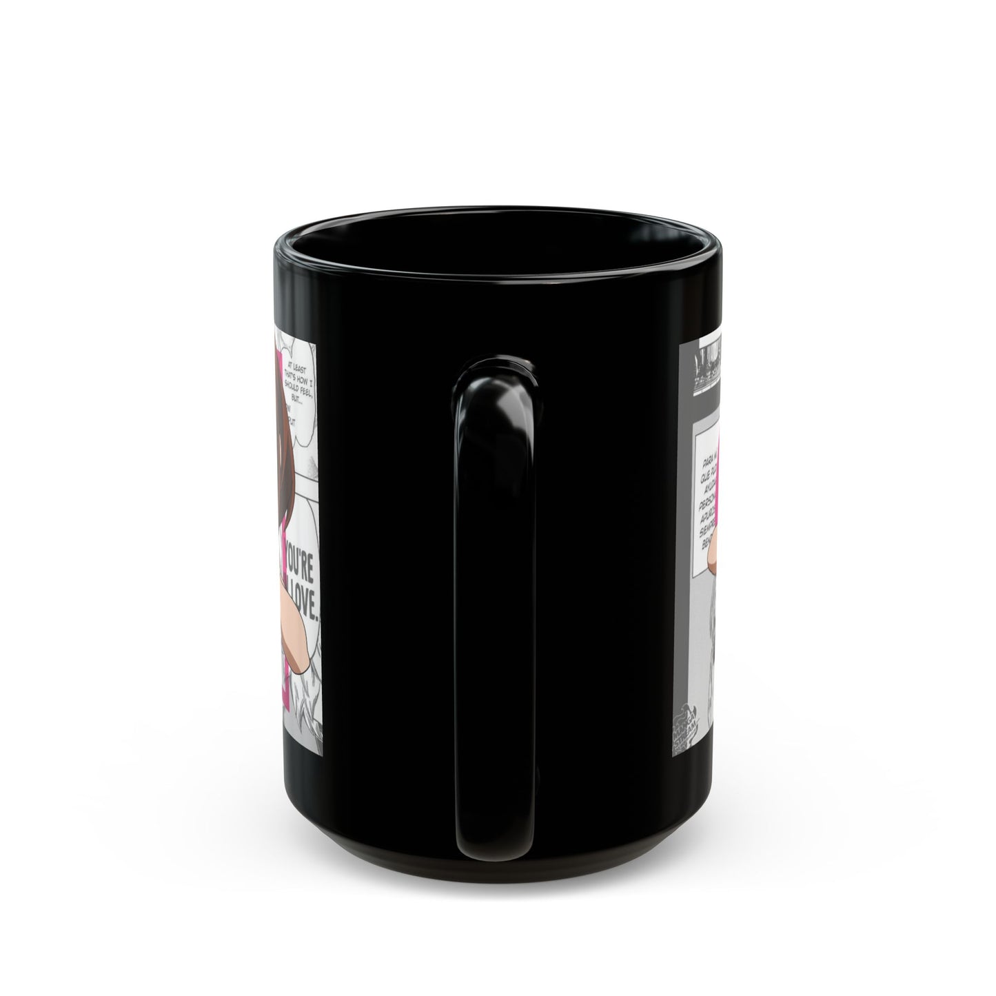 Ochaco Uraraka Black Ceramic Mug - My Hero Academia Inspired Gift