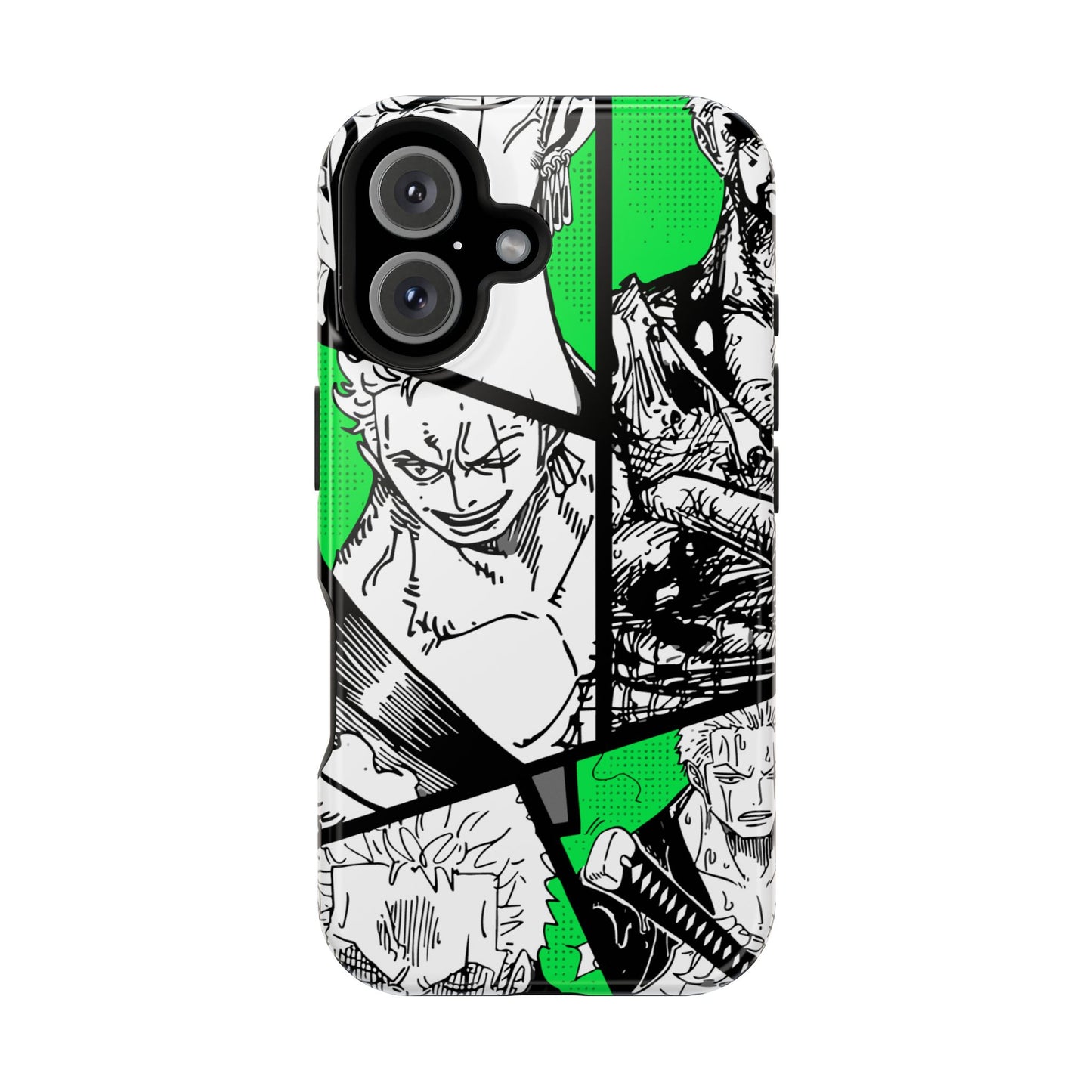 Zoro Magnetic Tough iPhone Case – Embrace the Spirit of the Swordsman