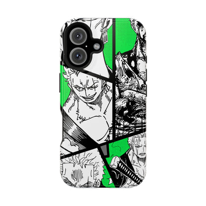 Zoro Magnetic Tough iPhone Case – Embrace the Spirit of the Swordsman