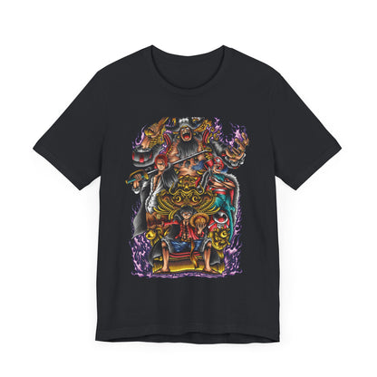 One Piece Yonko Throne Tee – Luffy’s Pirate King Legacy T-Shirt