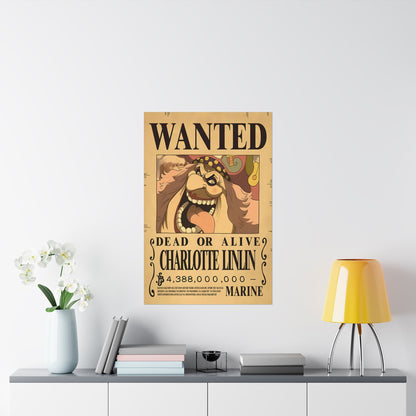 One Piece Big Mom Wanted Poster - Premium Matte Art Print