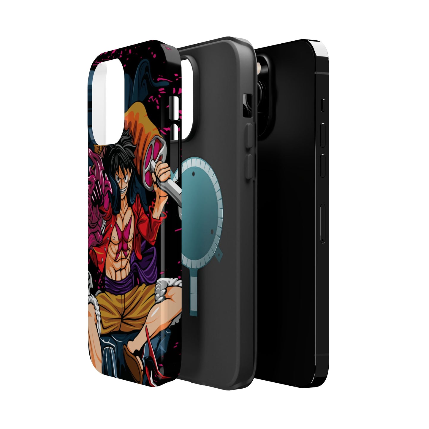 Monkey D. Luffy Magnetic Tough Case – Bold Straw Hat Captain Design