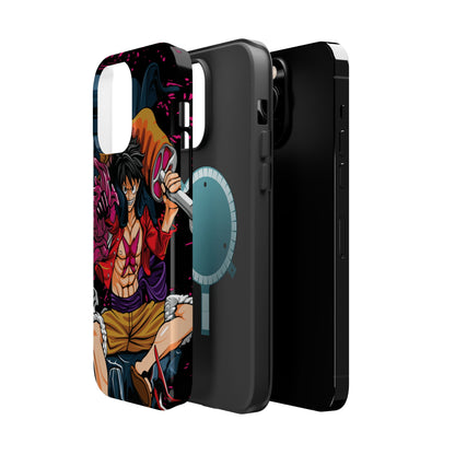 Monkey D. Luffy Magnetic Tough Case – Bold Straw Hat Captain Design