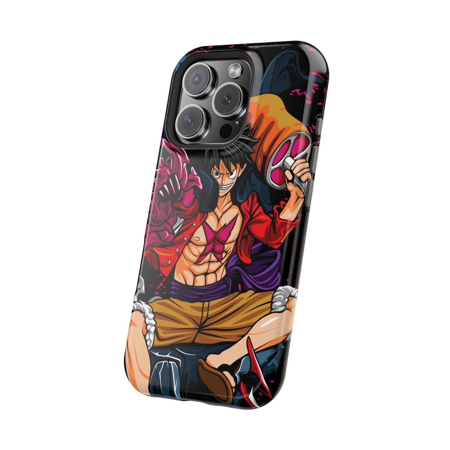 Monkey D. Luffy Magnetic Tough Case – Bold Straw Hat Captain Design