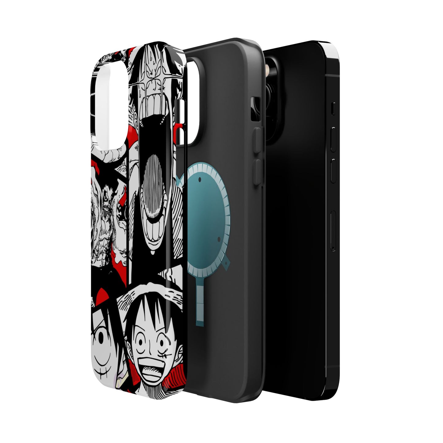 Luffy & Gear 5 Manga Tough Magnetic iPhone Case – Bold Adventure Design