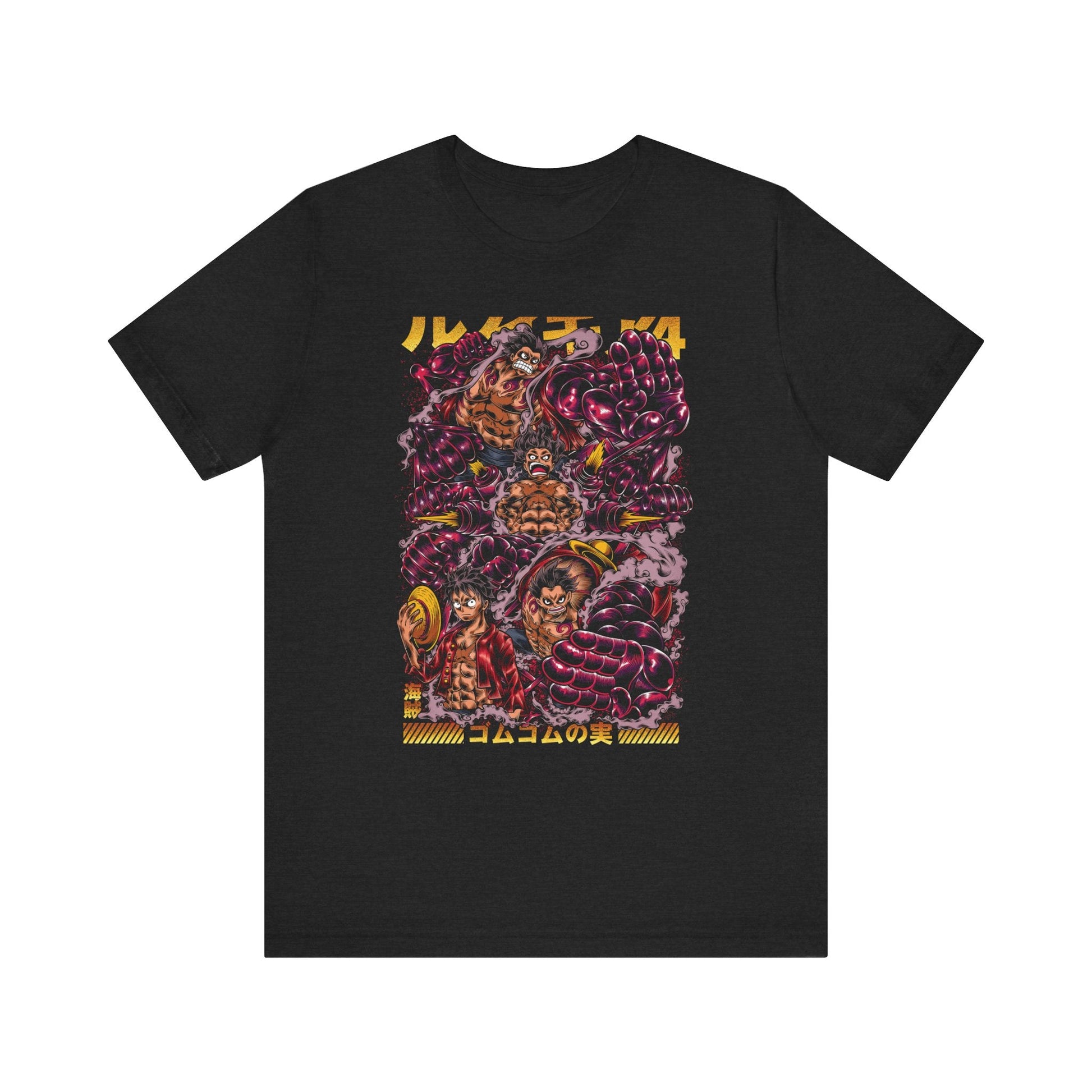 Luffy's Gears Evolution T-Shirt – Gear 4th Mastery Tee Printify