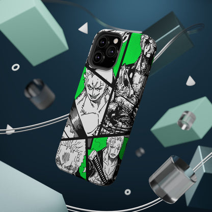 Zoro Magnetic Tough iPhone Case – Embrace the Spirit of the Swordsman