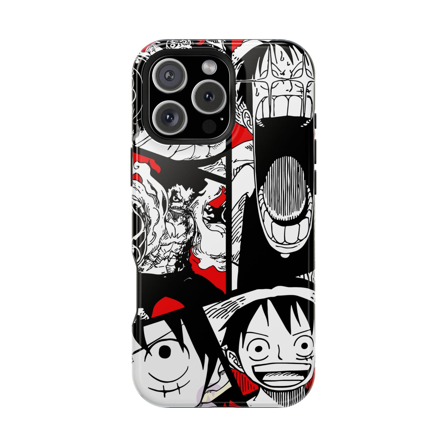 Luffy & Gear 5 Manga Tough Magnetic iPhone Case – Bold Adventure Design