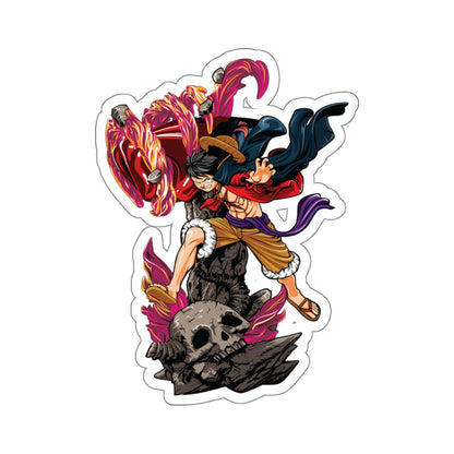 Monkey D. Luffy Kiss-Cut Sticker – Will of the Pirate King