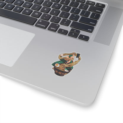 Roronoa Zoro Kiss-Cut Sticker – Pirate Ramen Warrior