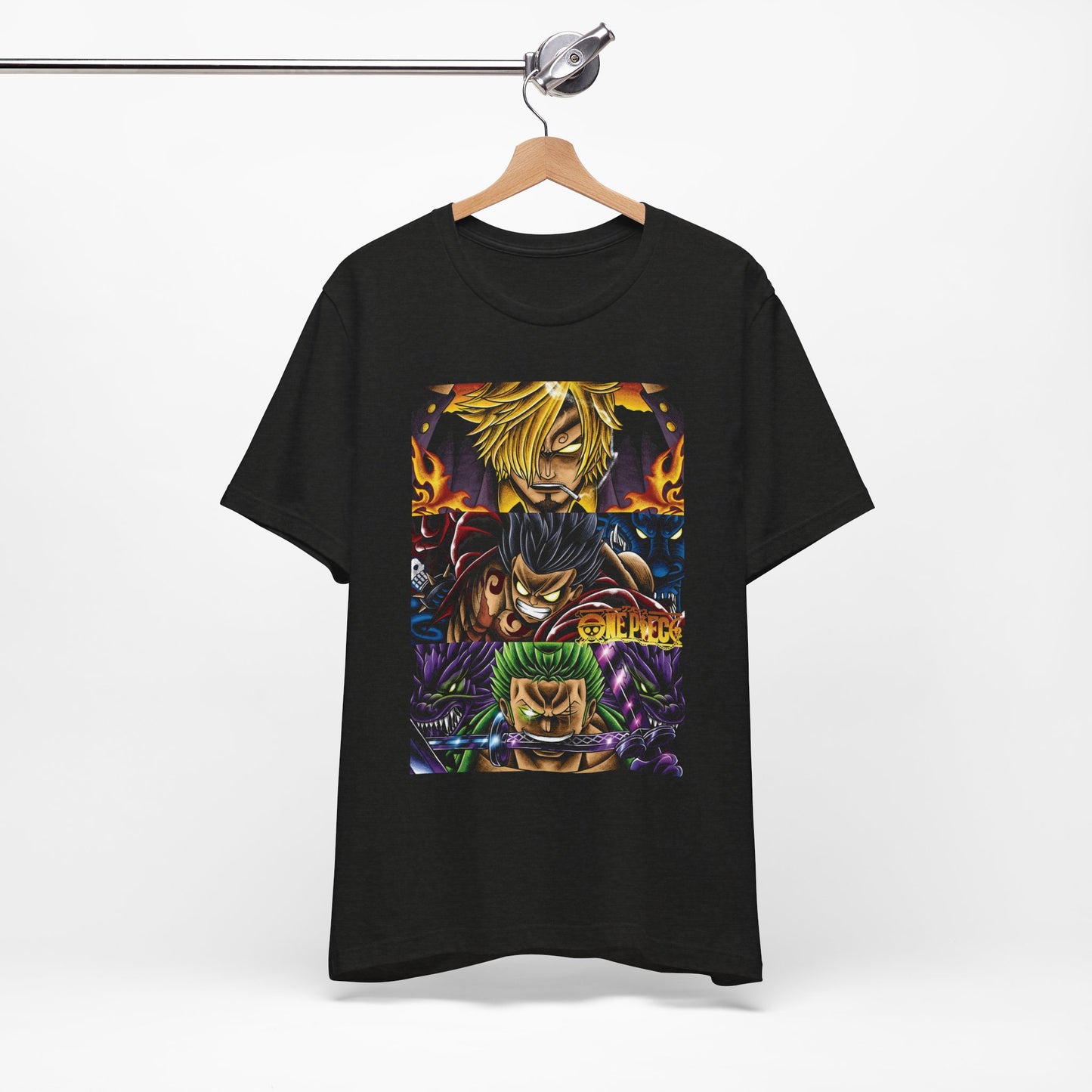 Straw Hat Pirates Heroes Tee – One Piece Inspired Graphic T-Shirt