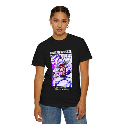 Garment-Dyed Edward Newgate T-Shirt – One Piece Whitebeard Tribute