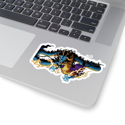 Kaido in Dragon Form – Electrify Your Space with This Vinyl Sticker