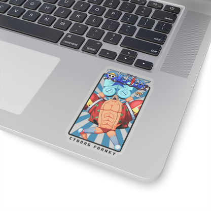 Cyborg Franky Vinyl Sticker – One Piece’s Shipwright Extraordinaire