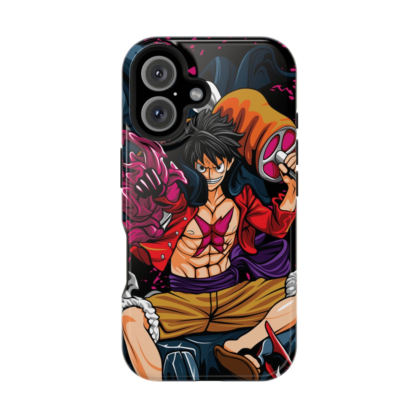 Monkey D. Luffy Magnetic Tough Case – Bold Straw Hat Captain Design