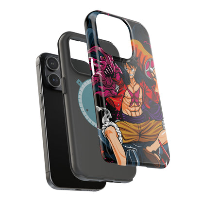 Monkey D. Luffy Magnetic Tough Case – Bold Straw Hat Captain Design