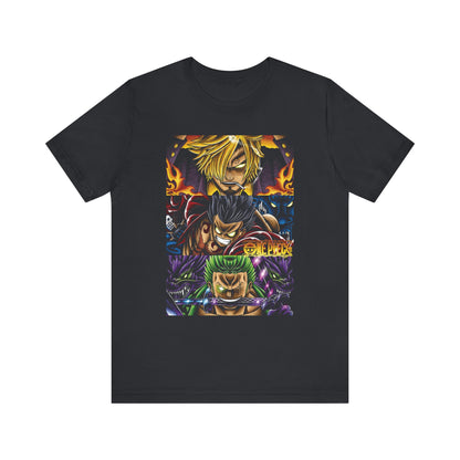 Straw Hat Pirates Heroes Tee – One Piece Inspired Graphic T-Shirt