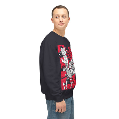 Luffy Crewneck Sweatshirt – Bold Red One Piece Gear