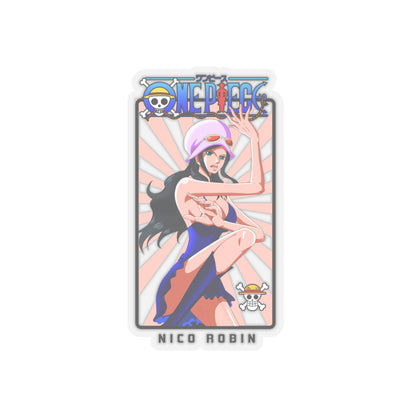 Nico Robin Vinyl Sticker – Elegant and Bold One Piece Design