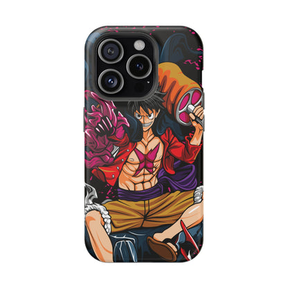 Monkey D. Luffy Magnetic Tough Case – Bold Straw Hat Captain Design