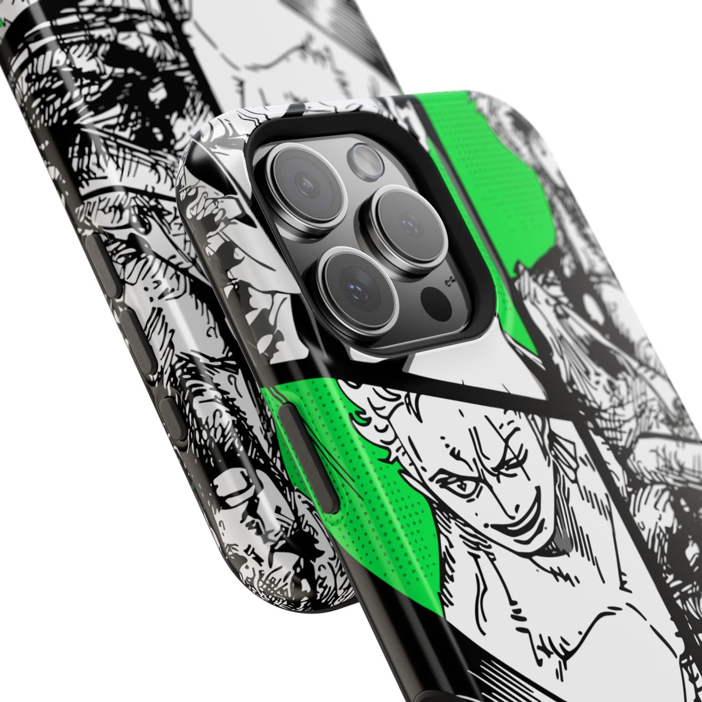 Zoro Magnetic Tough iPhone Case – Embrace the Spirit of the Swordsman