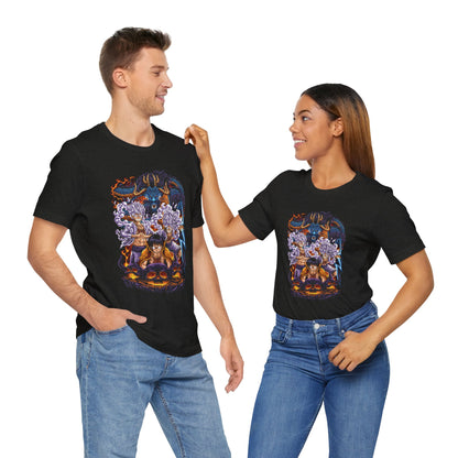 One Piece Wano Showdown Tee – Luffy vs Kaido Epic Battle T-Shirt