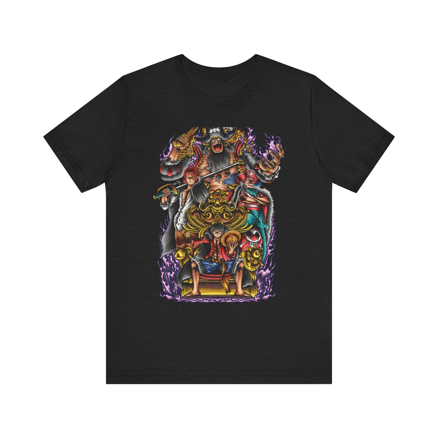 One Piece Yonko Throne Tee – Luffy’s Pirate King Legacy T-Shirt