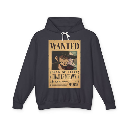 Dracule Mihawk Wanted Poster Hoodie – World’s Greatest Swordsman