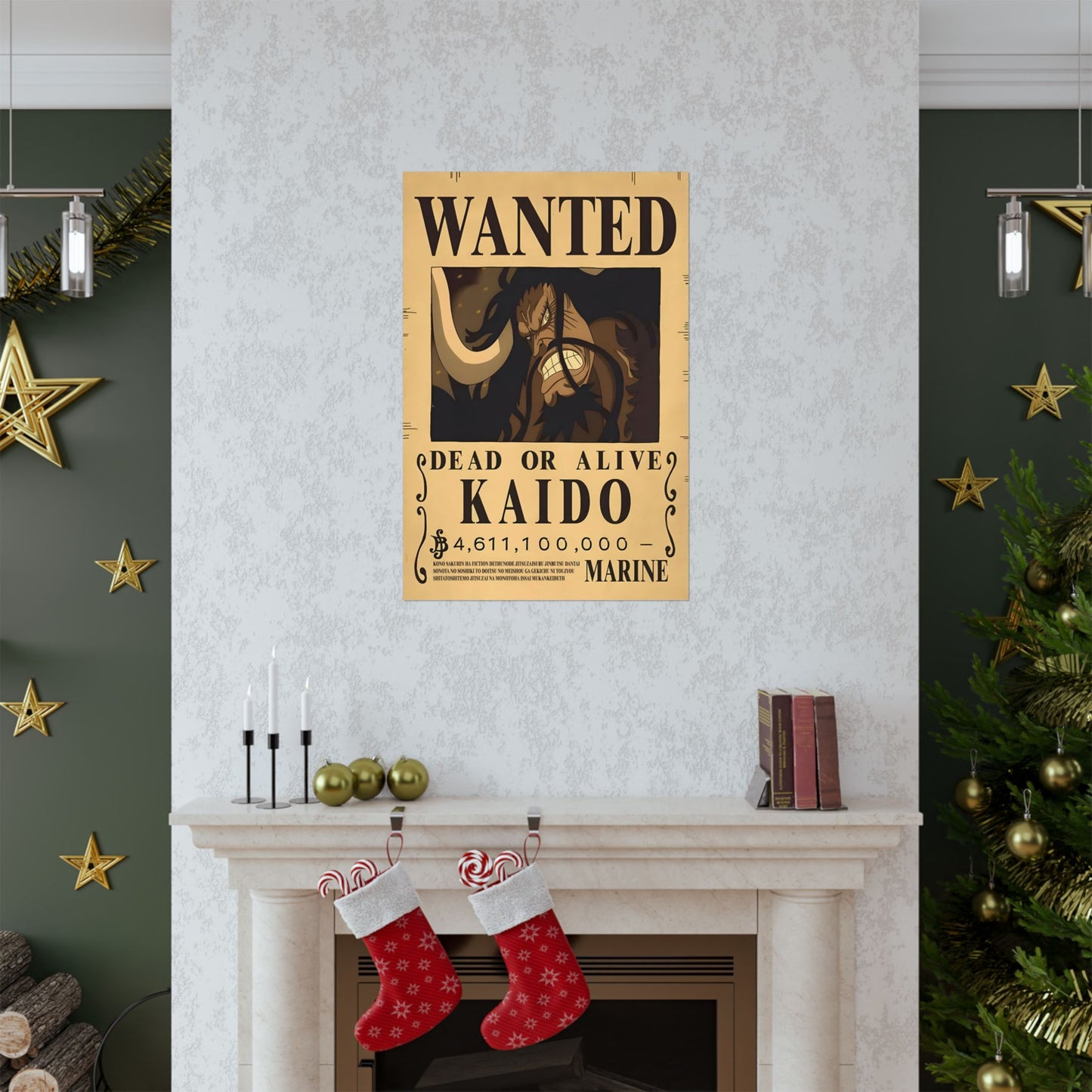 One Piece Kaido Wanted Poster - Premium Matte Art Print