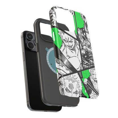 Zoro Magnetic Tough iPhone Case – Embrace the Spirit of the Swordsman