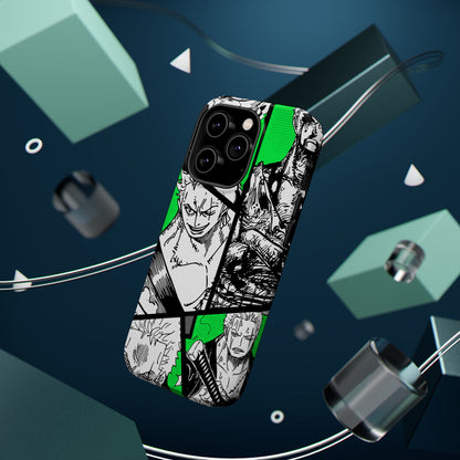 Zoro Magnetic Tough iPhone Case – Embrace the Spirit of the Swordsman